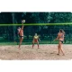 Neo-Sport Volleyball and Badminton Net with Stand, 570 cm