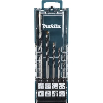 Makita E-14255 TCT Multi-Purpose Drill Bit Set, 5 pcs
