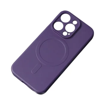 Silicone Case with MagSafe for iPhone 16e / 17e - Purple