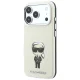 Karl Lagerfeld Smooth Ikonik Sketch MagSafe Case for iPhone 18 Pro / 17 Pro - Beige