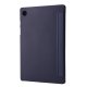 Samsung Galaxy Tab A8 10.5 (2021) (2022) (SM-X200/X205) V-fold Stand Silicone Book Case Cover, Blue
