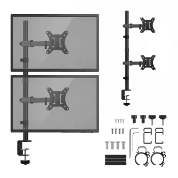 Maclean MC-967 Dual Monitor Desk Mount, 13-27", 9kg, VESA 100x100