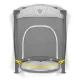 Ricokids RK-241 Travel Cot with Mattress and Bag, 125x65x78 cm, Grey