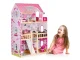 Ecotoys Wooden Dollhouse with LED Lighting and Furniture