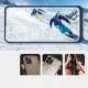 Hybrid Armor Clear 3in1 Case for Samsung Galaxy S23, Transparent with Blue Frame