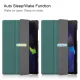 Samsung Galaxy Tab A8 10.5 (2021) (2022) (SM-X200/X205) Trifold Stand PU Leather Hard Protective Cover Case, Green