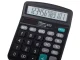 Desk Calculator 12-Digit with Large Angled Display for Office and Home, Black