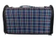 Large pet carrier bag for dogs and cats, 43x25x26 cm, blue