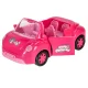 Pink Doll Convertible Car with Doll, Dog and Picnic Basket, 4 pcs