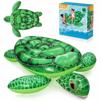 Intex Inflatable Swim Mattress Turtle, 150 x 145 cm