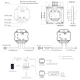 Smart Wi-Fi Rotary Dimmer Switch TS-K(WT) Tuya & Philips Hue Compatible TRIAC