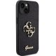 Apple iPhone 15 6.1\'\' Glitter Script Big 4G Case Cover, Black | Чехол Кейс Бампер Обложка...