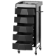 Gabbiano 008 Hairdressing Trolley, Black