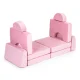 Ecotoys TMSRT-15 Modular Kids Sofa (10 Pieces), Pink