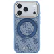 Guess Ring Stand 360 4G Classic Logo MagSafe Case for iPhone 18 Pro / 17 Pro - Blue