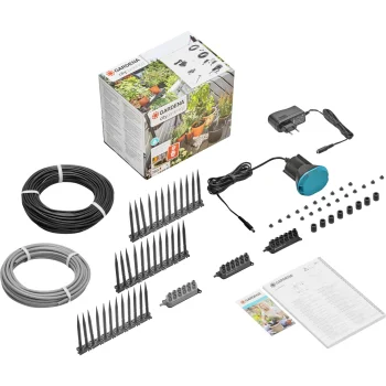Gardena Holiday Watering Set, Black/Turquoise