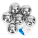 Boules Petanque Game Set, 6 Steel Balls, Case & Accessories