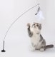Interactive Cat Wand Toy with Suction Cup and Feathers, 95 cm