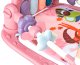 Educational Interactive Baby Play Mat with Piano and Rattles, Pink