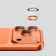 AmazingThing Camera Glass Protector iPhone 17 Pro / Pro Max - with Orange Frame