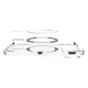 Spigen Ultra Hybrid Pro MagSafe Case for iPhone Duo, Clear / White