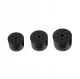 4Fizjo 314 Adjustable Bitumen Dumbbells 2 x 15 kg, Black/Red