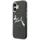 Karl Lagerfeld IML Choupettes Karl Script Logo MagSafe iPhone 17 Case - Black