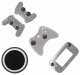 Silicone Thumbstick Grips for PlayStation / Xbox, Black & White