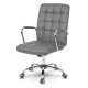 Sofotel Benton Ergonomic Office Chair with Faux Leather, Gray