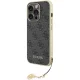 Guess iPhone 15 Pro Case 4G Big Metal Logo, Grey