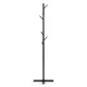 Coat Rack Stand Metal with 7 Hooks 177 cm ModernHome, Black