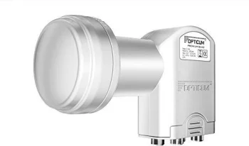 Opticum Quad satellite LNB with 4 outputs, silver
