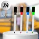 Whiteboard Markers with Magnet and Eraser, 4 pcs