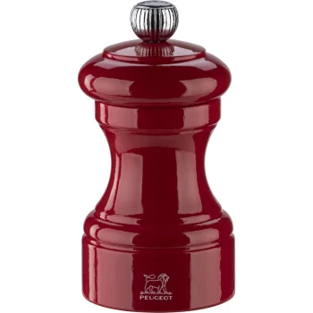 Peugeot Bistro Pepper Mill 10 cm, Wood, Passion Red