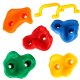 Colorful Climbing Holds for Kids, Set of 10 with Mounting Hardware