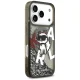 Karl Lagerfeld iPhone 17 Pro Case Liquid Glitter Choupette Logo MagSafe, Black
