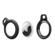 Tech-Protect Rough Chain Case for Apple AirTag with Pendant, Black