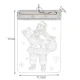 Malatec 3D LED Window Stained Glass, Santa Claus