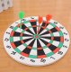 Double Sided Dart Board 30cm with 3 Steel Tip Darts for Adults and Kids