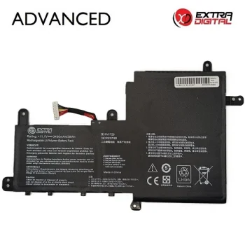 Laptop Battery ASUS B31N1729, 3400mAh, Extra Digital