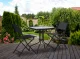 Multigarden Garden Table 80x80 cm, with Parasol Hole, Black