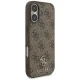 Guess 4G Small Classic Logo MagSafe Case for iPhone 17, Brown