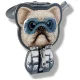 Nimmy Cool&Cute 2.0 Dog Magnetic Pendant and Phone Stand, Black