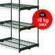Plonos 4921 Garden Greenhouse Shelf, 69 x 49 x 125 cm, Transparent