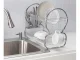 2-Tier Standing Dish Drying Rack Silver