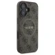 Guess 4G Ring Classic Logo MagSafe Case for iPhone 16 - Brown
