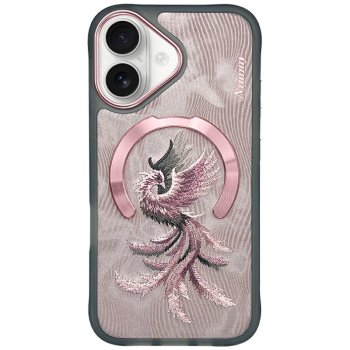 Nimmy Magnetic Fantasy Animal MagSafe Case for iPhone 16, Rose Gold