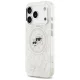Karl Lagerfeld IML Glitter Karl&Choupette Heads Logo MagSafe Phone Case Cover iPhone 17 Pro - Gray