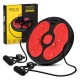 4Fizjo 1587 Mini Rotary Twister with Resistance Bands, Black/Red