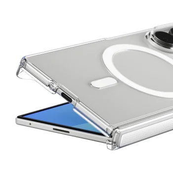 Spigen AirSkin Zero MagFit Case for Samsung Galaxy Z Fold 8 Ultra - Clear/White